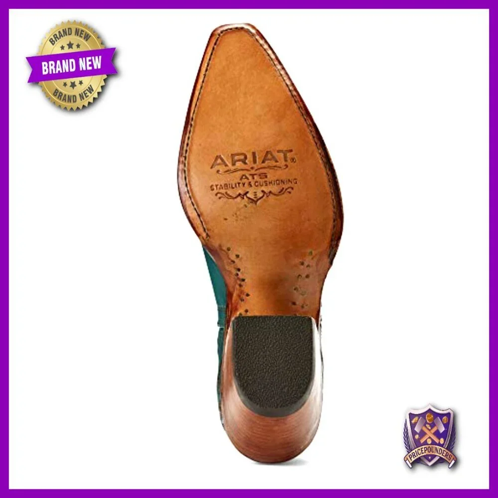 Western Ankle Booties Handcrafted Leather ATS Comfort Classic Cowgirl Style